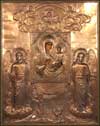 Икона Божией Матери Одигитрия в серебре